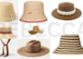 do raffia bucket hat tech pack straw bucket hat techpack design, beanie techpack